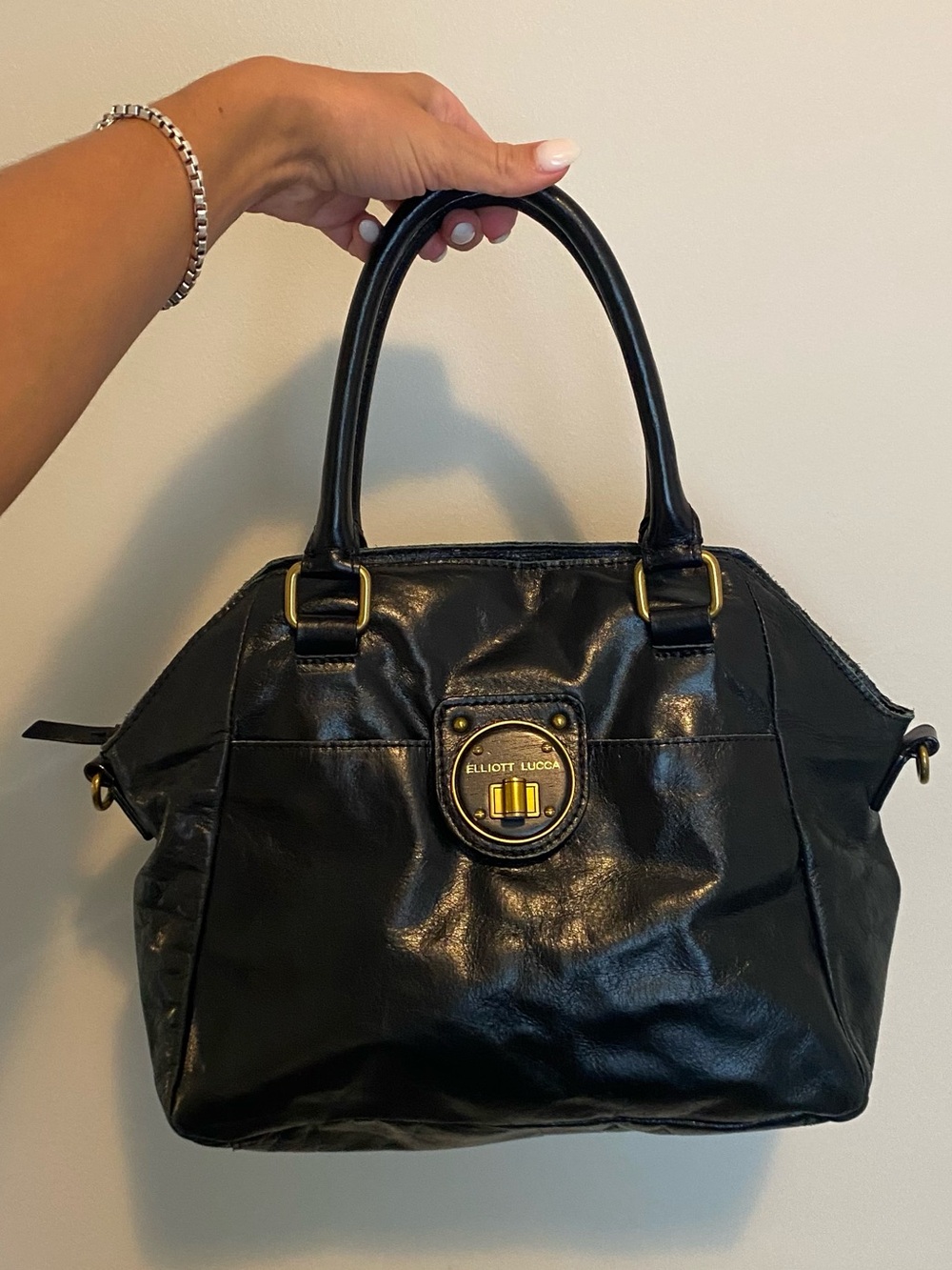 Black Leather Purse
